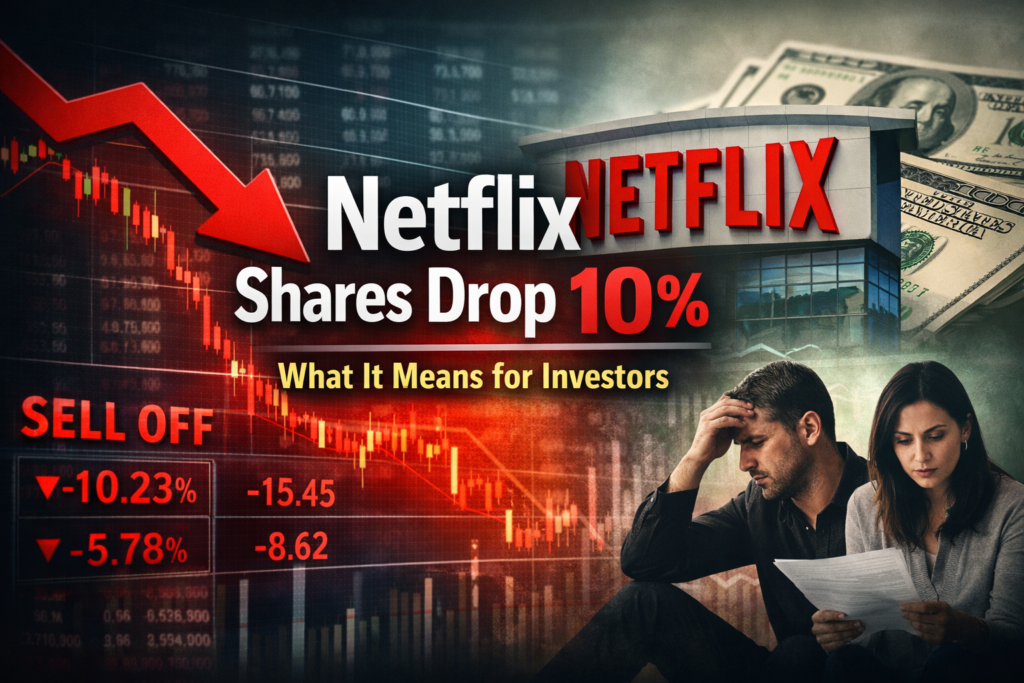 Netflix down by 10%
